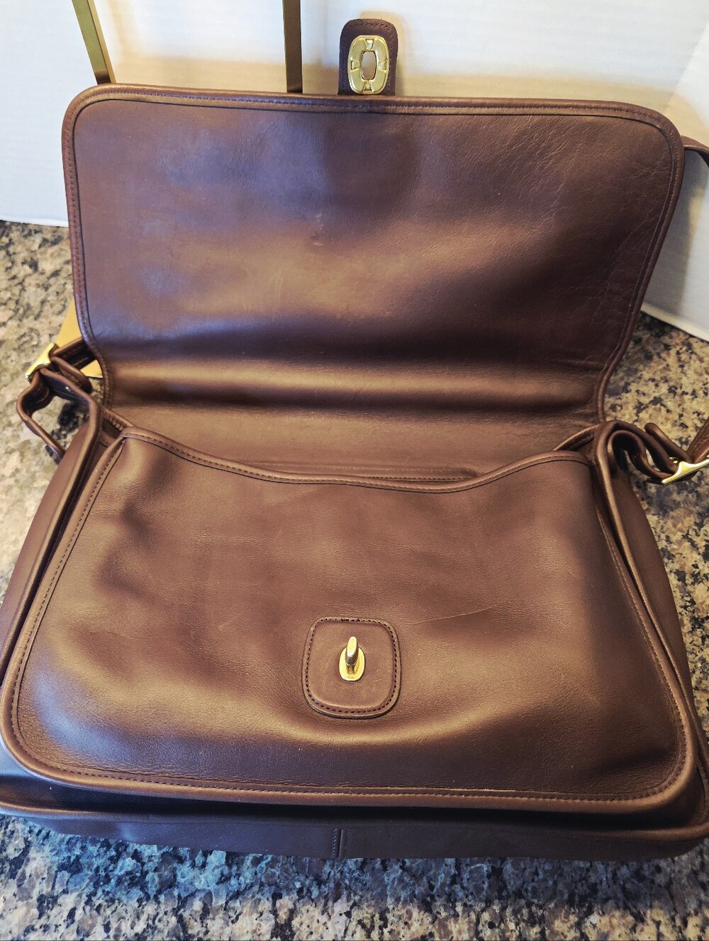 Vintage Coach Briefcase (Devil Wears Prada 2) Metropolitan Style #5180 Mahogany - Picture 12 of 12